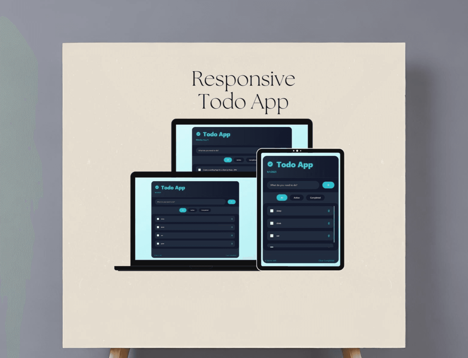 Todo App — Personal interface